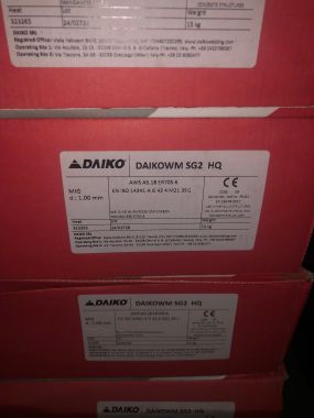 Dây hàn thép Daiko ER 70S-6